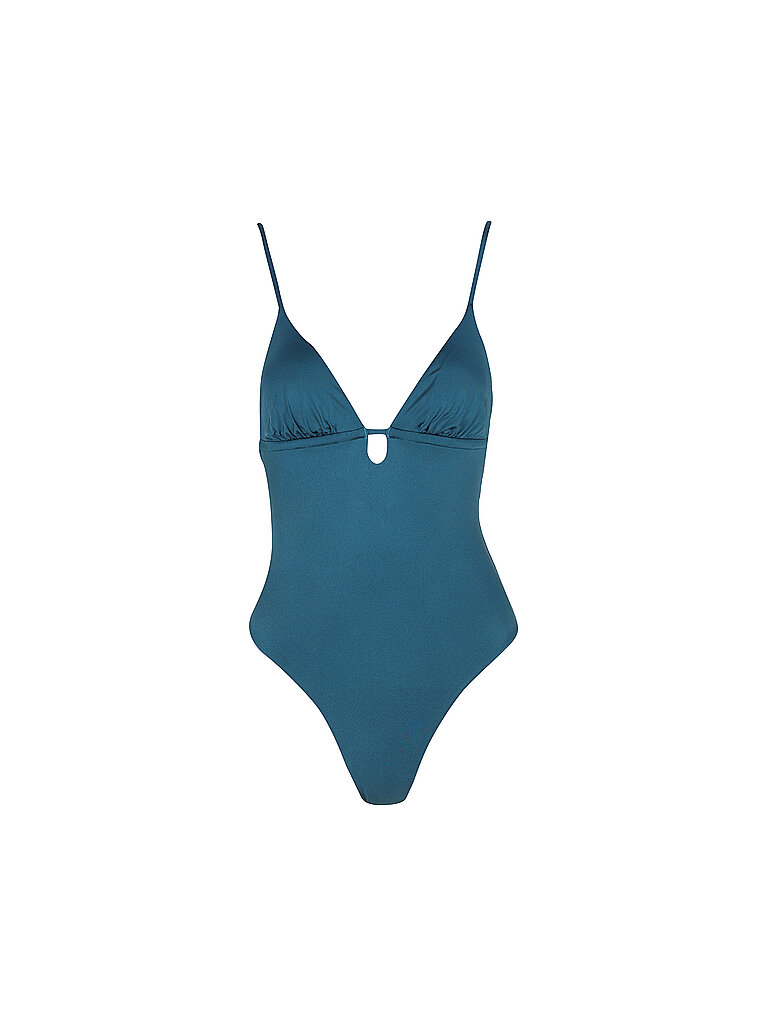 MRS & HUGS Damen Badeanzug Basic Young petrol | S